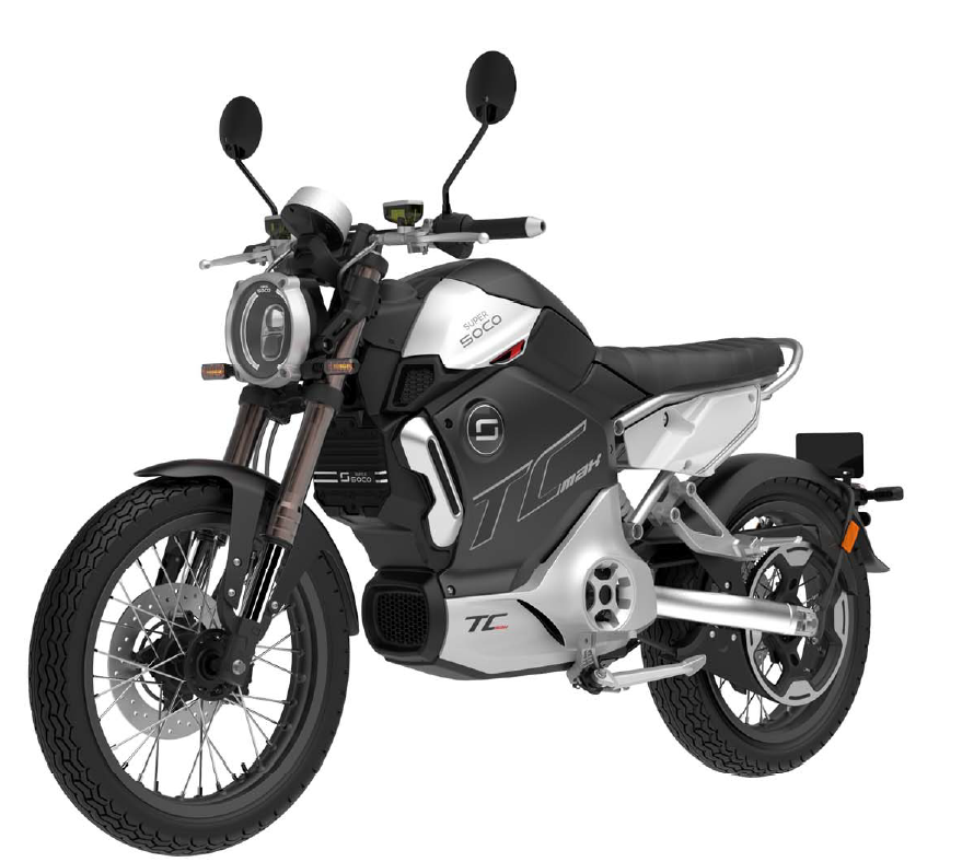E-Motorrad SUPER SOCO TC MAX mit Zulassung