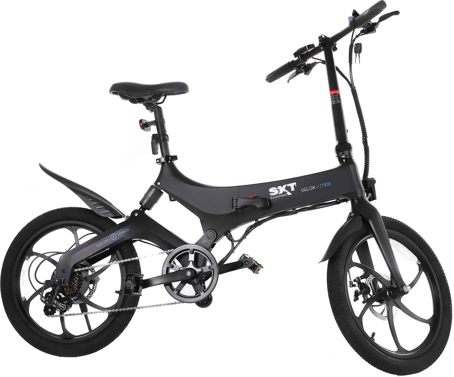 E-Bike SXT Velox MAX - mit Straßenzulassung schwarz