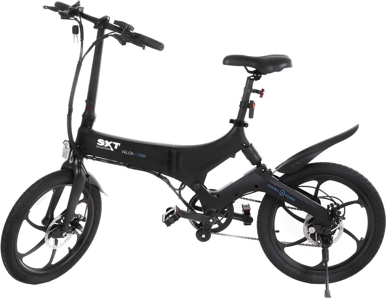E-Bike SXT Velox MAX - mit Straßenzulassung schwarz